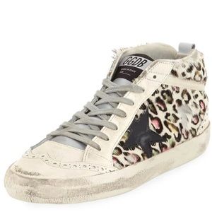 Golden Goose Leopard Midstar 37